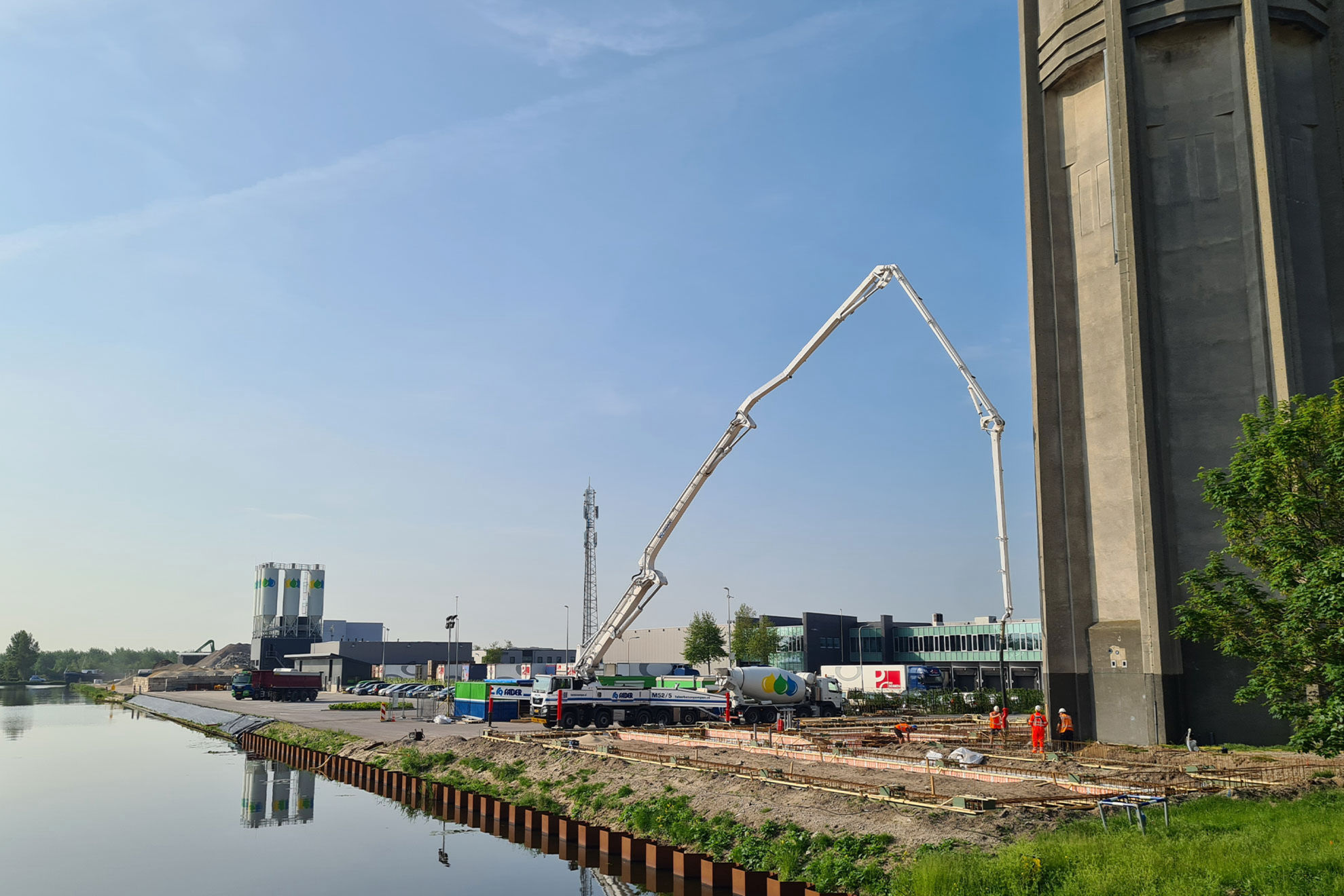 Circulair beton Watertoren Bollenstreek