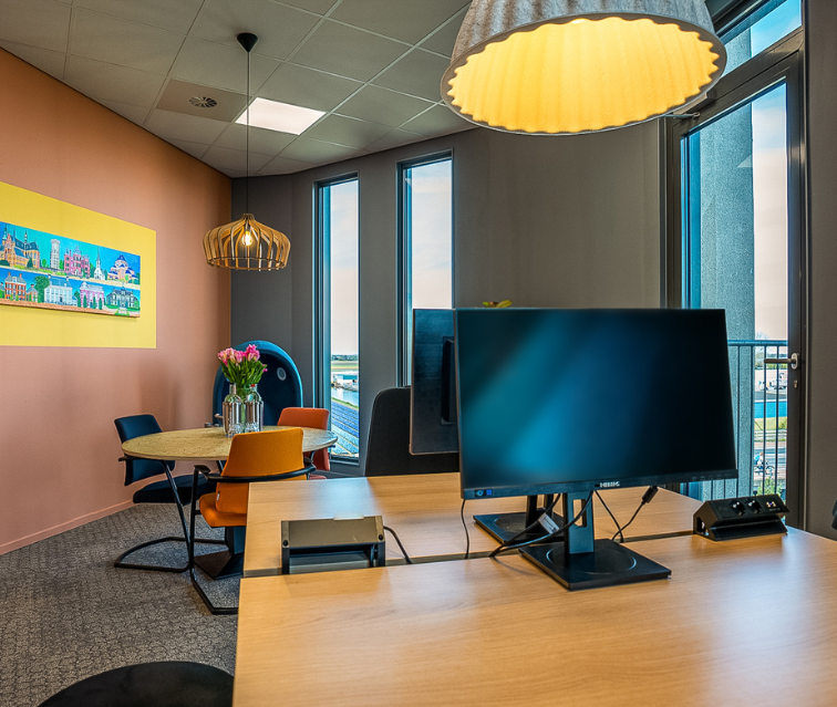 Flexible workspace.